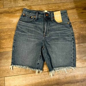 Madewell NWT Mom Jean Shorts